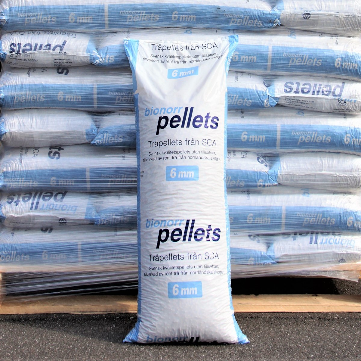 SCA Pellets (Bionorr) 6mm Træpiller Træpiller 6mm S.F Handel